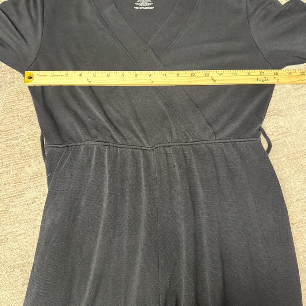 Beyond Yoga All Wrapped Up Black Women's Jogger Leg Modal Jumpsuit - Picture 7 of 11